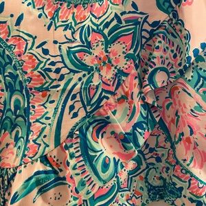 Lilly Pulitzer Silk Ruffle Skort, NWT-size 2